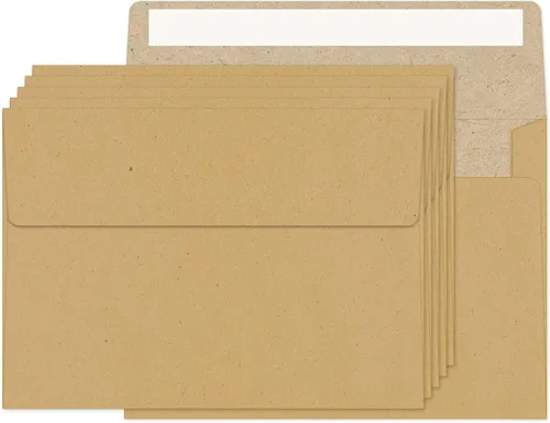 Miniatura 12 de 100 paquetes de sobres blancos 5x7, sobres A7 para tarjetas de invitación de boda, cumpleaños, fiesta de bebé