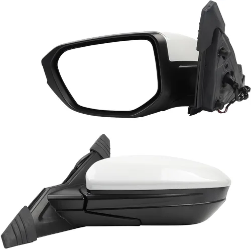 Miniatura 14 de Dasbecan Espejo Lateral Izquierdo del Conductor Compatible con Honda Civic 2016-2021 Cristal de Vidrio con Calefacción Manual Plegable Montaje