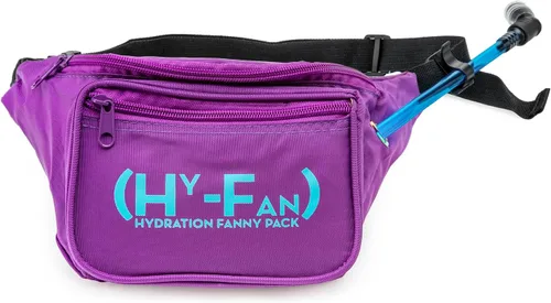 Miniatura 11 de HY-FAN Riñonera de hidratación con vejiga, 17 onzas, sin BPA, diseño manos libres, bolsillos seguros, ideal para actividades atléticas al aire Verde