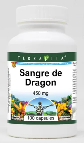 Sangre de Dragón - 450 mg (100 Cápsulas, ZIN: 521345)