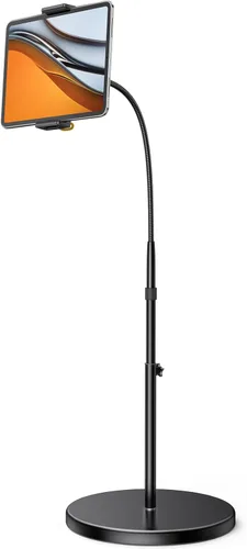 Miniatura 8 de Lamicall Soporte de Piso para Tablet de Cuello de Ganso - Montura Giratoria con Altura Ajustable y Base Estable de 10.6lb, para iPad mini Air Pro