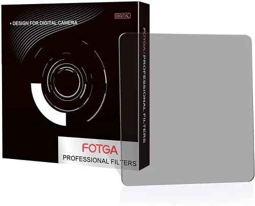 Fotga - Filtro cuadrado de densidad neutra de vidrio óptico de 4 x 4 pulgadas, ND2 filtros ND completos para soporte de caja mate Swing Away (ND2)