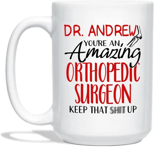 Miniatura 17 de Taza de café con nombre personalizada para hombres, mujeres, cirujano médico, taza de café blanca personalizada para cirujano ortopédico, taza