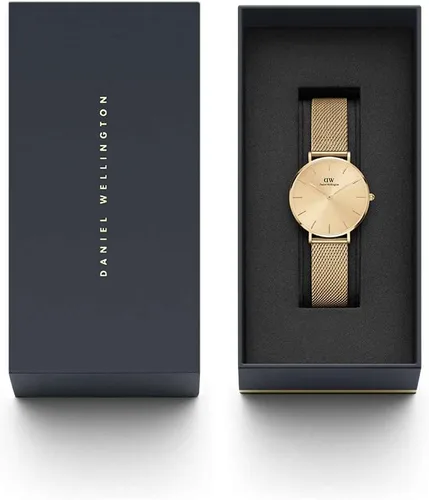Miniatura 3 de Daniel Wellington Reloj Petite Evergold, pulsera de malla dorada