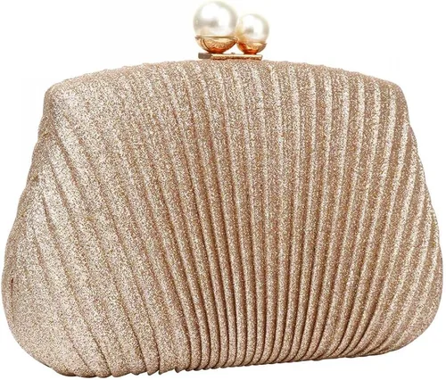 Miniatura 7 de YYW Bolsos de mano para mujer, elegante bolso de mano de noche con perlas para mujer, boda, cóctel, fiesta, bolso de mano