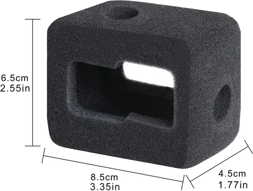 Miniatura 2 de HSU Windslayer - Carcasa flotante para GoPro Hero 11/10/9, color negro