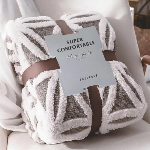 Miniatura 14 de LOMAO – Manta de vellón sherpa, suave y mullida de doble faz para sillón, sofá o cama (negro, 51 x 63 pulgadas)