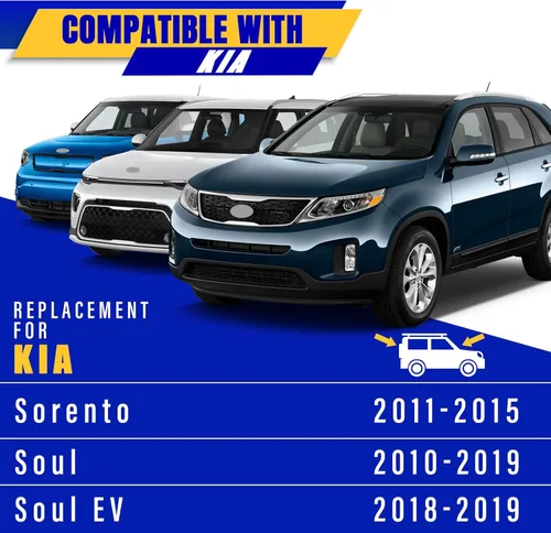 Miniatura 5 de 3 limpiaparabrisas de repuesto para 2011-2015 Kia Sorento/2010-2019 Kia Soul/2018-2019 Kia Soul EV, Limpiaparabrisas de equipo original - 61 cm/51