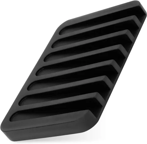 Miniatura 5 de Anwenk - Jabonera de silicona flexible para ducha, baño/cocina/encimera, mantiene las barras de jabón limpias en seco, fácil limpieza, color negro