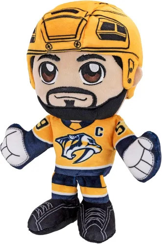 Miniatura 5 de Bleacher Creatures Nashville Predators Roman Josi - Peluche de 8 pulgadas de la NHL Kuricha sentado - Superestrella de la NHL inspirada en Chibi Los