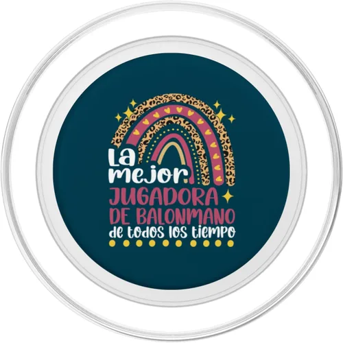 Miniatura 2 de La Mejor Jugadora de Balonmano Divertido Mujer Balonmanista PopSockets MagSafe PopGrip for iPhone