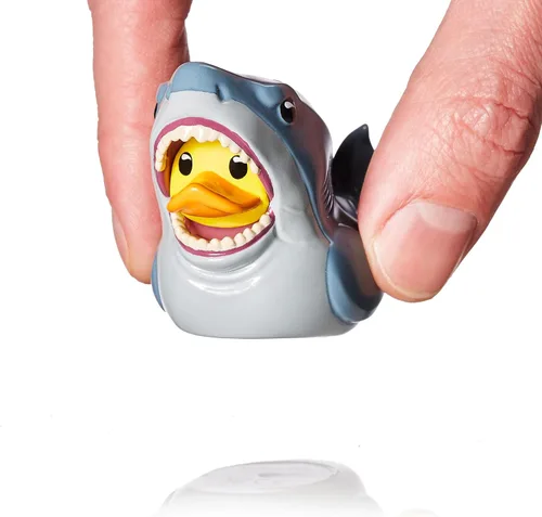 Miniatura 7 de TUBBZ Figura coleccionable de pato de goma de vinilo de Bruce The Shark de edición en caja, producto oficial de Jaws, TV, películas y videojuegos