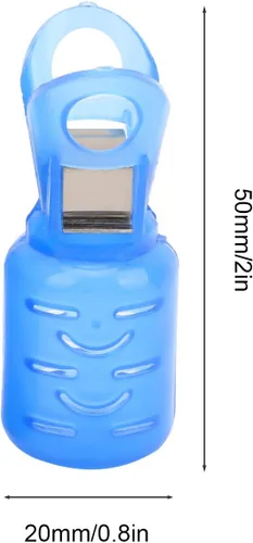 Miniatura 2 de Alomejor Funda para anzuelos de pesca, material EVA, capó protector, ligero, portátil, fácil de abrir y cerrar, paquete de 10