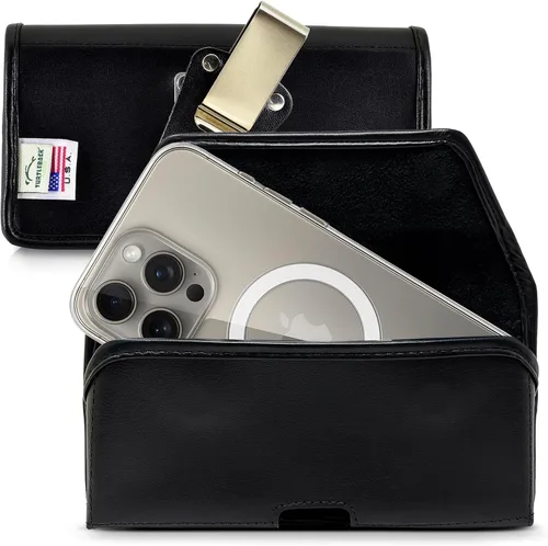 Miniatura 11 de Turtleback Clip para cinturón para iPhone 16 Pro, 16e, 15 Pro 14 Pro 13 Pro - Grande: se adapta con fundas de estilo voluminoso Defender, nailon