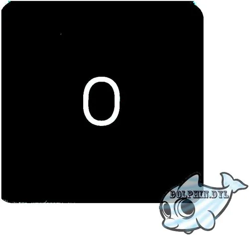 Miniatura 40 de (TM) - Tapa de llave individual de repuesto para MacBook Pro A1706 A1707 A1708 de EE. UU. Teclado de llave (solo tapa de tecla) (0 cero)
