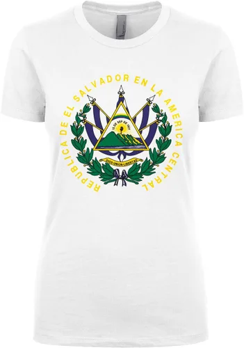 Miniatura 7 de Cybertela Camiseta para mujer con escudo de armas de El Salvador