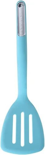 Miniatura 2 de KitchenAid Espátula ranurada de silicona, Aqua Sky