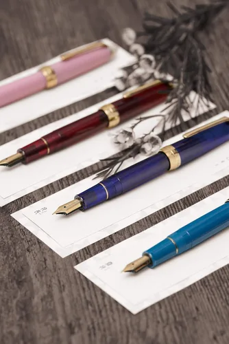Miniatura 4 de Sailor 11-0558-201 - Pluma estilográfica, tejido de cuatro estaciones, agua de luna y noche, flor de cerezo nocturna, punta fina