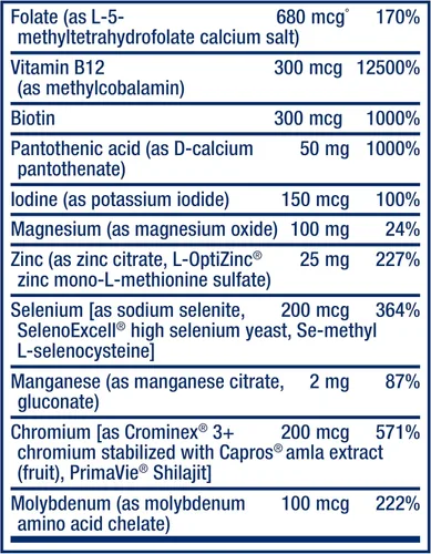 Miniatura 4 de Life Extension Multivitamínico Una-Por-Día – Repleto de Más de 25 Vitaminas, Minerales y Extractos de Plantas, Quercetina, Folato 5-MTHF y Más