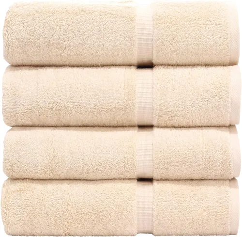 Miniatura 44 de Luxury Hotel & Spa Collection - Toalla ecológica de 100% algodón turco de 27 x 54 pulgadas (27 x 54 onzas), de secado rápido, para baño, borde