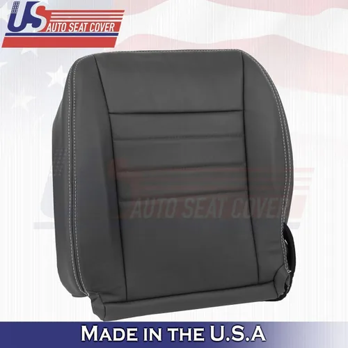 Miniatura 3 de U.S.AutoSeatCover 2013 2014 Compatible con Dodge Charger SXT Driver Passenger Bottom Fundas de asiento de cuero BLK