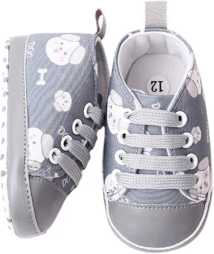 Miniatura 3 de Beixinder Zapatos de lona para bebés y niños pequeños, antideslizantes, para recién nacidos, primeros pasos, zapatos de animales de dibujos animados