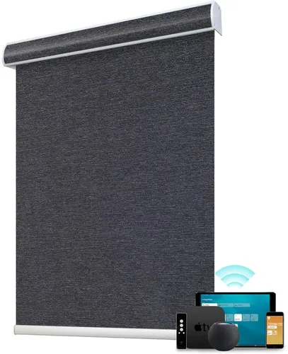 Miniatura 16 de SmartWings Persianas enrollables con cable duro PoE 100% opacas, muestra de tela