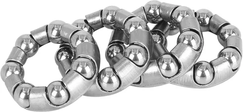 Miniatura 6 de X AUTOHAUX 4 unids 0.984 in x 7 jaulas de rodamientos de bolas rodamientos de manivela rueda trasera retenedor para bicicleta