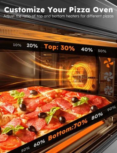Miniatura 6 de Nuwave Bravo XL Pro - Horno tostador con freidora de aire con combo de parrilla, nuevo sistema de convección ultrarrápido 2025, 35% más crujiente, 2