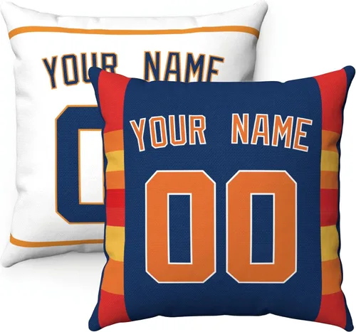 Miniatura 29 de ANTKING Paquete de 2 almohadas personalizadas con cualquier nombre y número, regalo personalizado para hombres, mujeres y niños Para Philadelphia