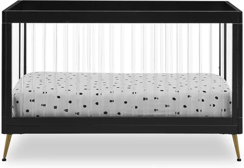Miniatura 10 de Delta Children Sloane Crib - Juego de muebles de bebé de 7 piezas, incluye: cuna convertible, cómoda, cambiador, colchón de cuna, sábanas bajeras