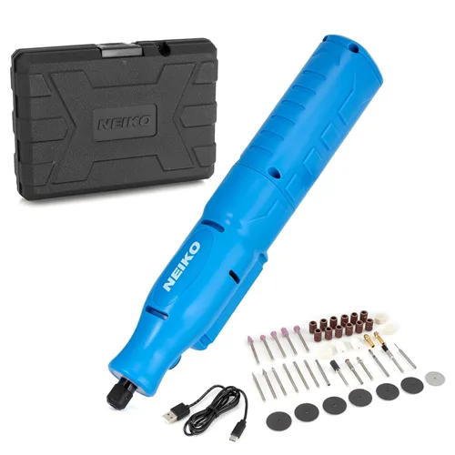 Miniatura 7 de NEIKO 10576A Herramienta de grabado eléctrico de mano, herramienta de grabado, 120 V, punta de carburo de tungsteno, bolígrafo de grabado eléctrico