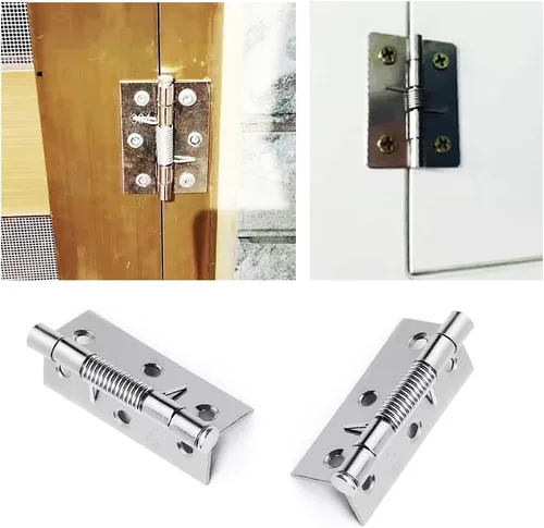 Miniatura 2 de Bisagras de puerta de cierre automático, bisagra cargada con resorte de acero inoxidable de 6 piezas, 2 pulgadas