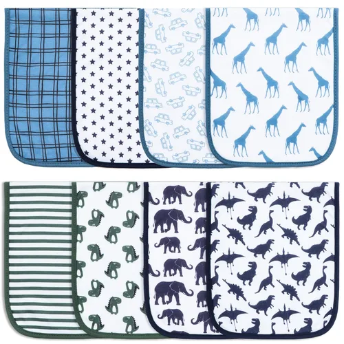 Miniatura 16 de Hakochia Paños para eructos para bebé, niño y niña, de algodón orgánico, grandes, unisex, extra absorbentes, suaves, neutros, trapos para eructos
