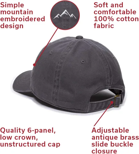 Miniatura 6 de Outdoor Cap Sombrero de papá de montaña - Gorra de algodón suave sin estructura