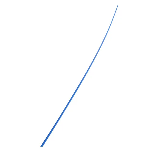 Aicosineg Barras redondas de plástico de polioximetileno sólido duro de ingeniería POM, barra azul de 0.20 x 39.37 pulgadas (profundidad x largo), 3