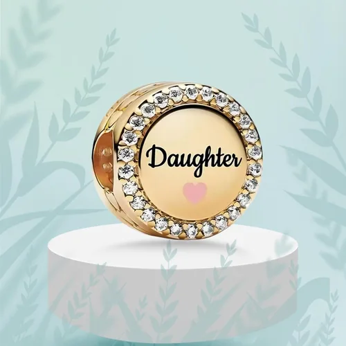Miniatura 115 de Dijes de plata de ley 925 con diseño de oso dorado para mujer, pulseras y collares, regalos para familiares y amigos, 3 piezas/paquete