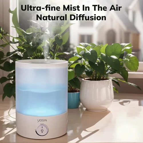 Miniatura 4 de YOGIN Humidificadores para Dormitorio Habitación Grande, Llenado Superior 2.5L Humidificadores Ultrasónicos de Niebla Fría para Guardería de Bebé