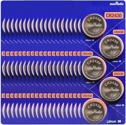 Miniatura 13 de Murata Batería CR2430 DL2430 ECR2430 3V Litio Moneda Celda (5 Baterías)