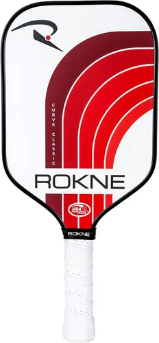 Miniatura 14 de ROKNE Curve Classic Pickleball Paddle Paletas de pickleball de fibra de vidrio aprobadas por USAPA Ingeniería de precisión y comodidad Textura