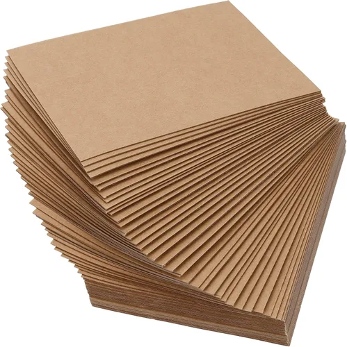 MUKCHAP Paquete de 200 hojas de aglomerado de 5 x 7 pulgadas, cartulina marrón kraft de 0.04 pulgadas de grosor para construcción de modelos,
