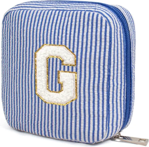 Miniatura 12 de KOTORA Bolsa de Maquillaje Inicial, Bolsa de Viaje de Artículos de Aseo, Bolsa de Maquillaje Transparente, Bolsas de Cosméticos Organizadoras
