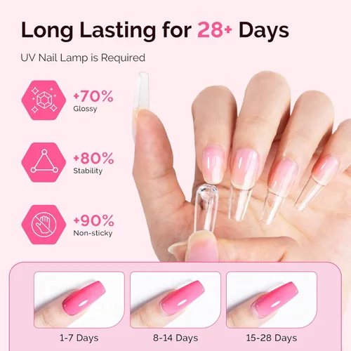 Miniatura 4 de MelodySusie 2 capas superiores de gel mate de 0.5 onzas líquidas, fórmula resistente al polvo, curable UV de larga duración para detalles de pintura