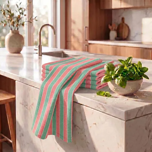 Miniatura 412 de Urban Villa Toallas de cocina 100% algodón para cocina (juego de 6) 20"x30" toallas de cocina altamente absorbentes, juego de ropa de cocina
