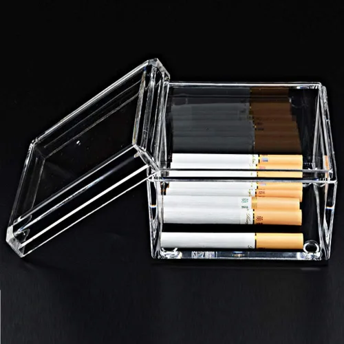 Miniatura 4 de YTBH-08328 - Organizador de bolsas de té de acrílico, caja de té, soporte con tapa para bolsas de té, café, paquetes pequeños, edulcorantes