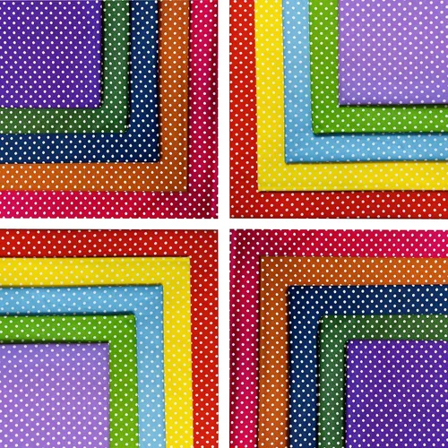 Miniatura 8 de LUMANSUO 50 piezas de tela de algodón de 12 x 12 pulgadas, retazos para acolchado, paquetes de tela de algodón para bricolaje, diseño floral