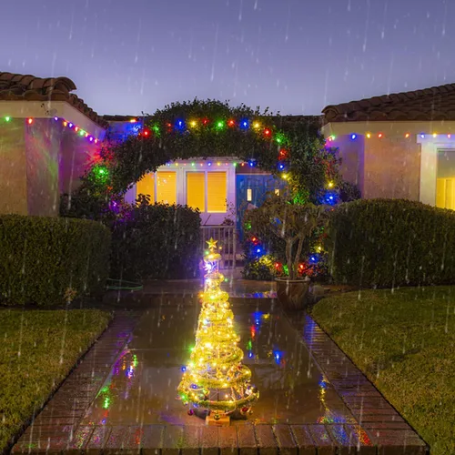Miniatura 6 de Paquete de 25 bombillas LED C9 de repuesto para Navidad, bombillas LED C9 inastillables para cadena de luces de Navidad, base de candelabro E17