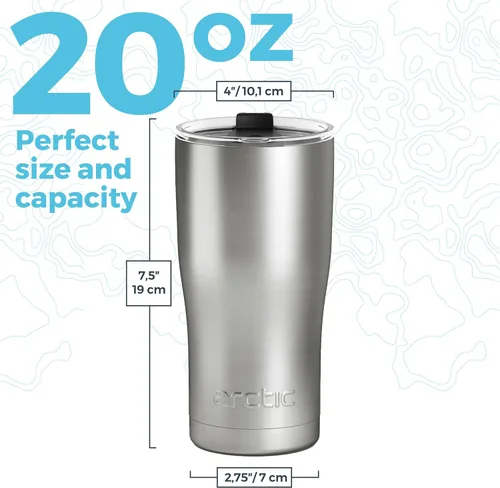 Miniatura 3 de Vaso aislado mate blanco de 20 onzas con popote y limpiador - Mantiene la temperatura hasta 24 horas - Tapa a prueba de derrames, tecnología