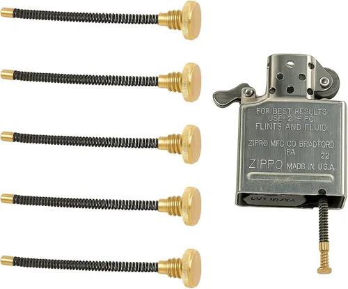 Kit de reparación de mechero IN SELECT - Partes de repuesto de resorte de pedernal compatibles con mecheros Zippo, piezas de latón duraderas de