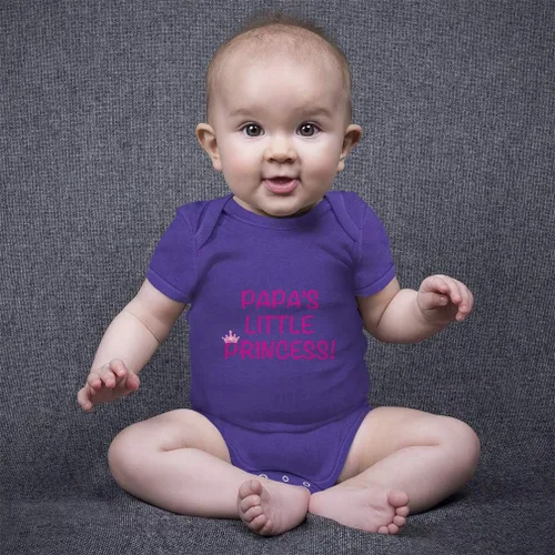 Miniatura 6 de Body personalizado para niño y niña, ropa de algodón a rayas de princesa para papá